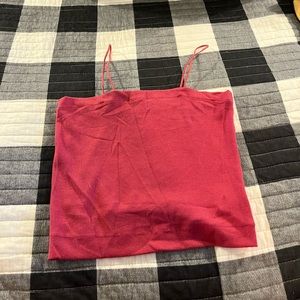 Pink tank top